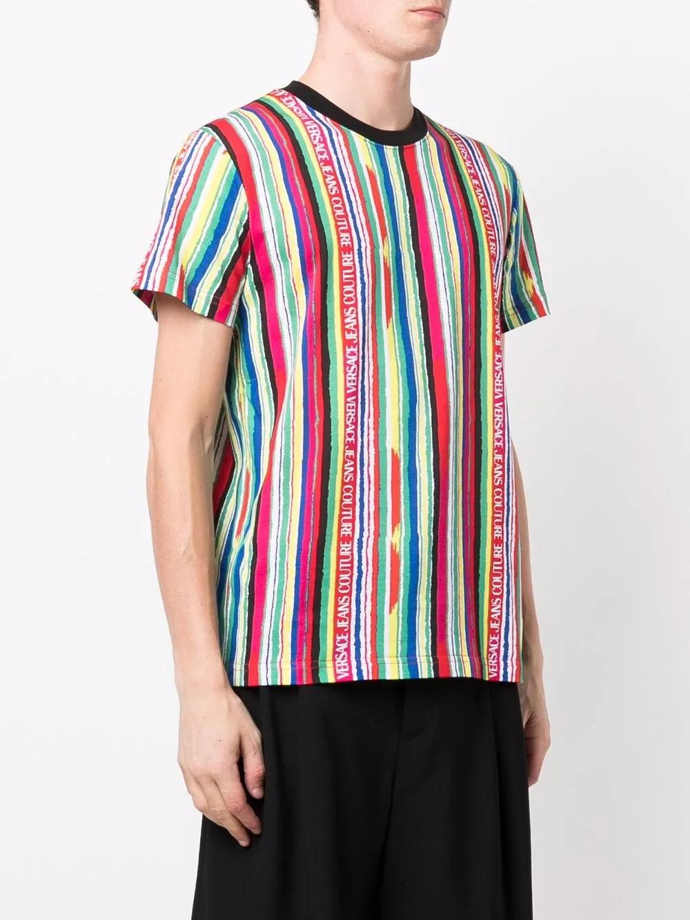 фото Versace jeans couture футболка pride project с логотипом
