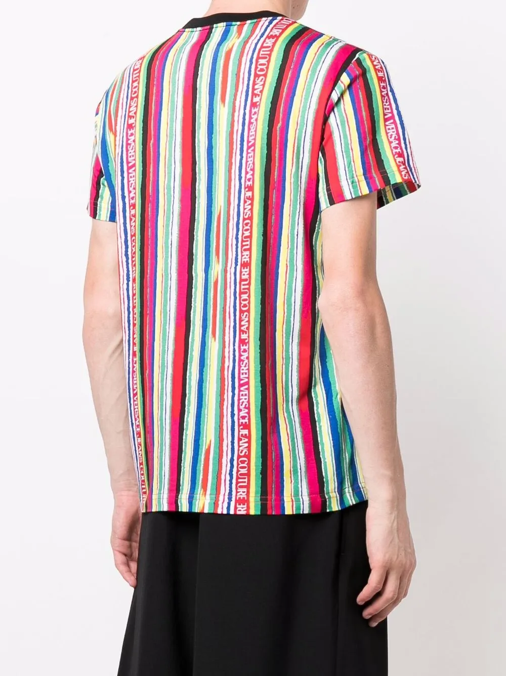 фото Versace jeans couture футболка pride project с логотипом