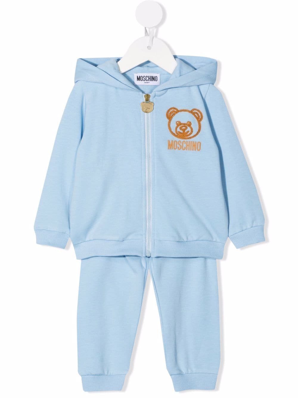 Image 1 of Moschino Kids teddy bear-patch tracksuit set