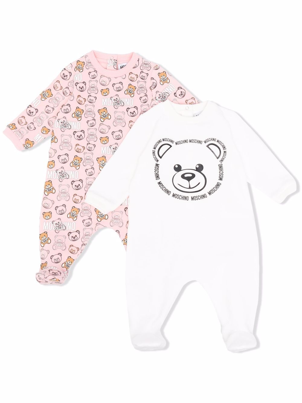 фото Moschino kids толстовка с круглым вырезом и принтом teddy bear