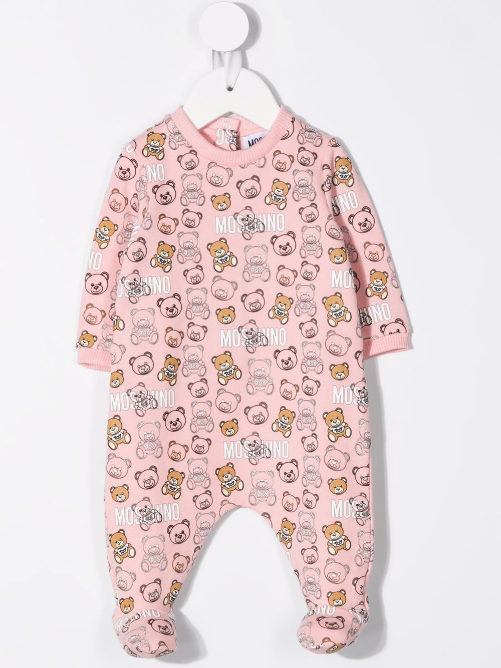 фото Moschino kids толстовка с круглым вырезом и принтом teddy bear