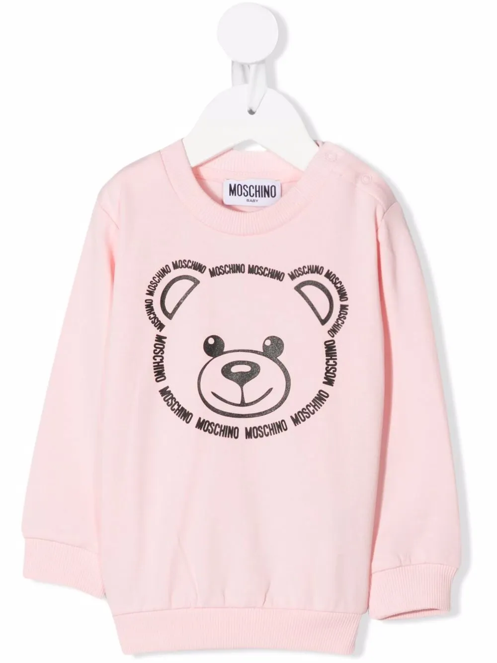 

Moschino Kids sudadera con motivo Teddy Bear - Rosado