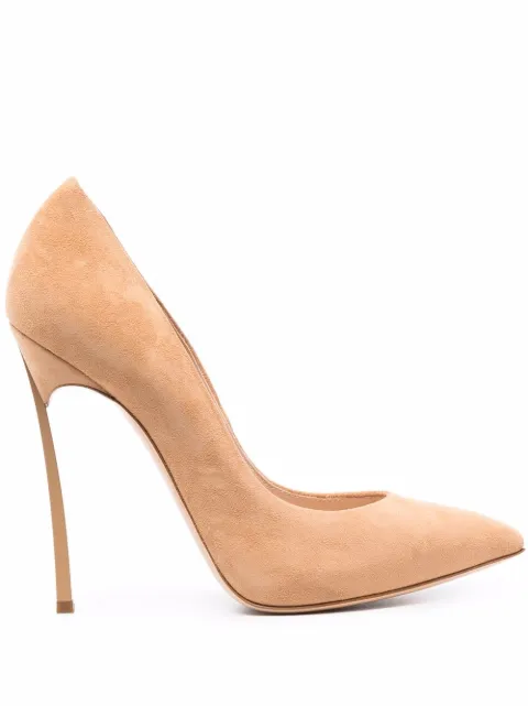 Casadei Scarpin bico fino de camurça