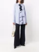 Image 2 of Jejia striped ruffle-bib shirt