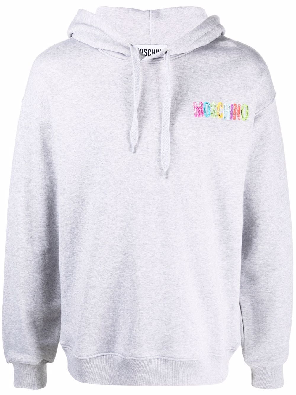 

Moschino hoodie con logo estampado - Gris