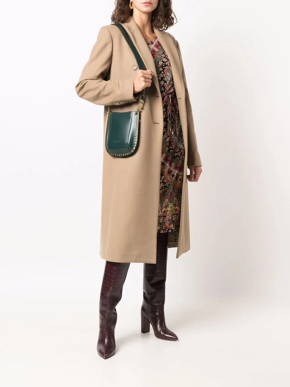 фото Isabel marant étoile сумка через плечо nasko с заклепками