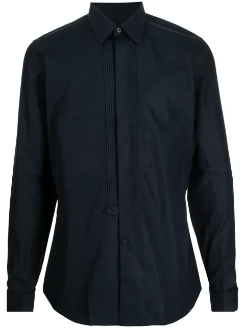 Prada pleat-detail long-sleeve shirt