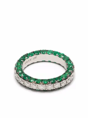 Shay emerald deals eternity ring