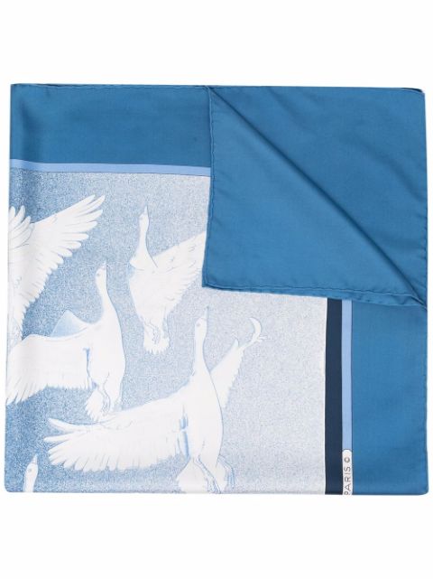 Hermès - 1997 pre-owned Oiseaux Migrateurs silk scarf