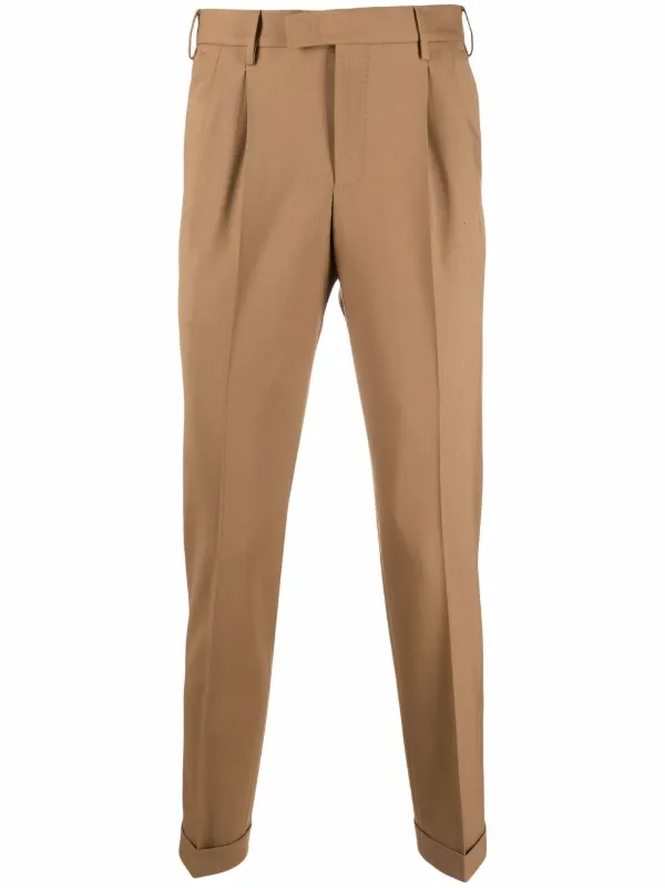 Pt01 slim-fit tailored trousers - FARFETCH