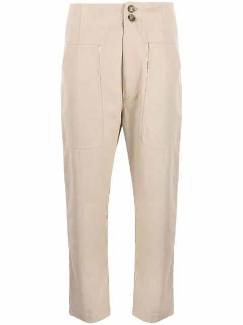 Isabel Marant Étoile Pantaloni a vita alta crop