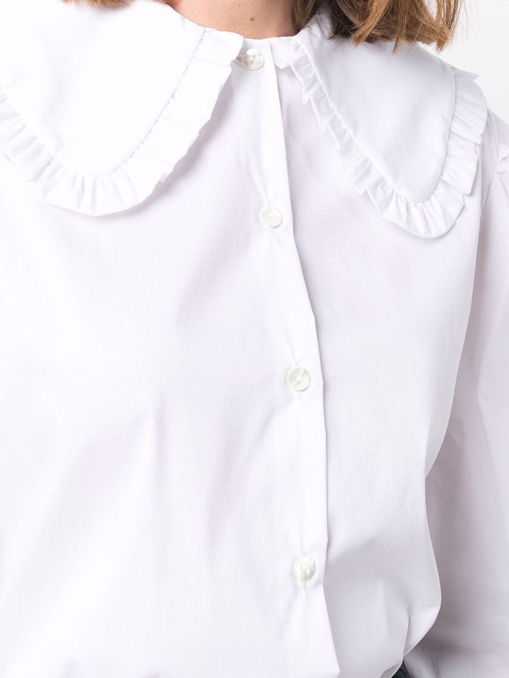фото Simonetta ravizza рубашка с контрастным воротником