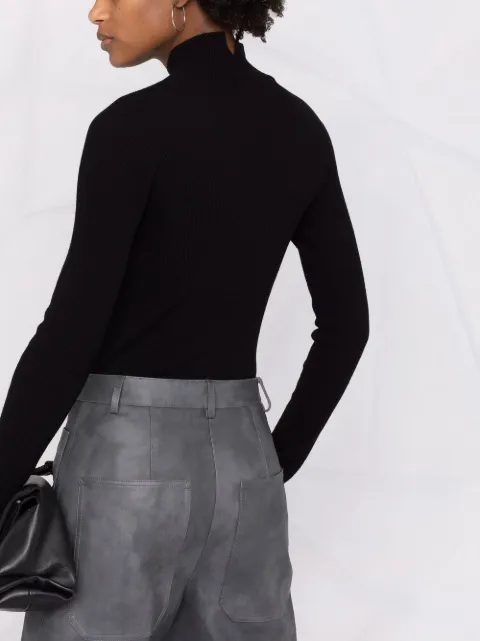 giorgio armani black ribbed purse