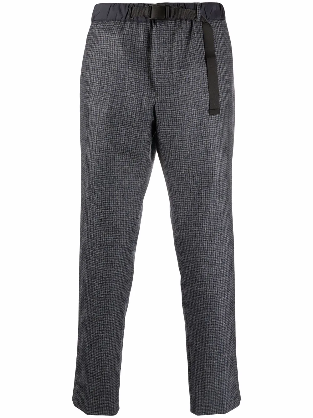 Pt01 клетчатые брюки строгого кроя с поясом