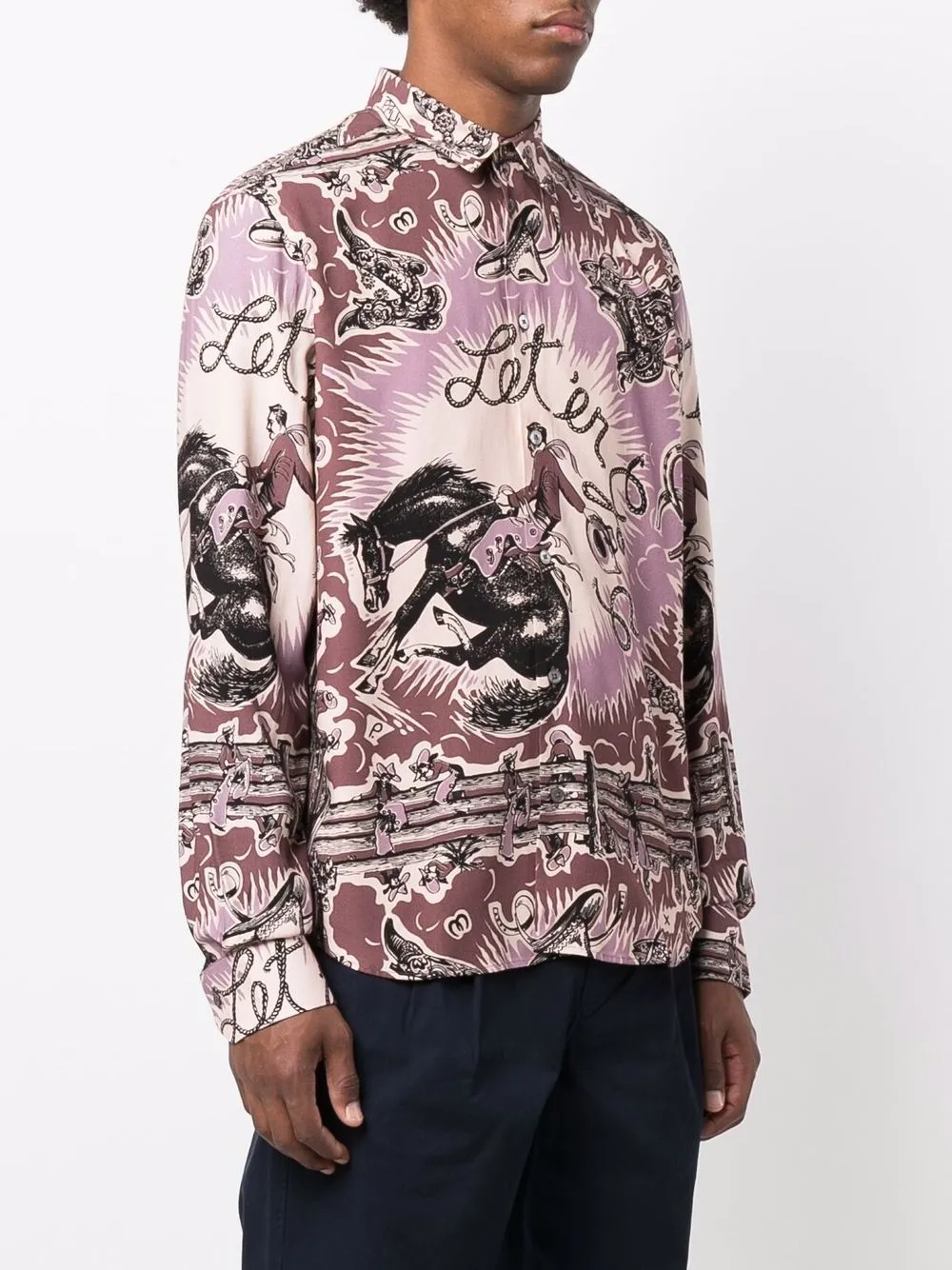 фото Paul smith рубашка с принтом
