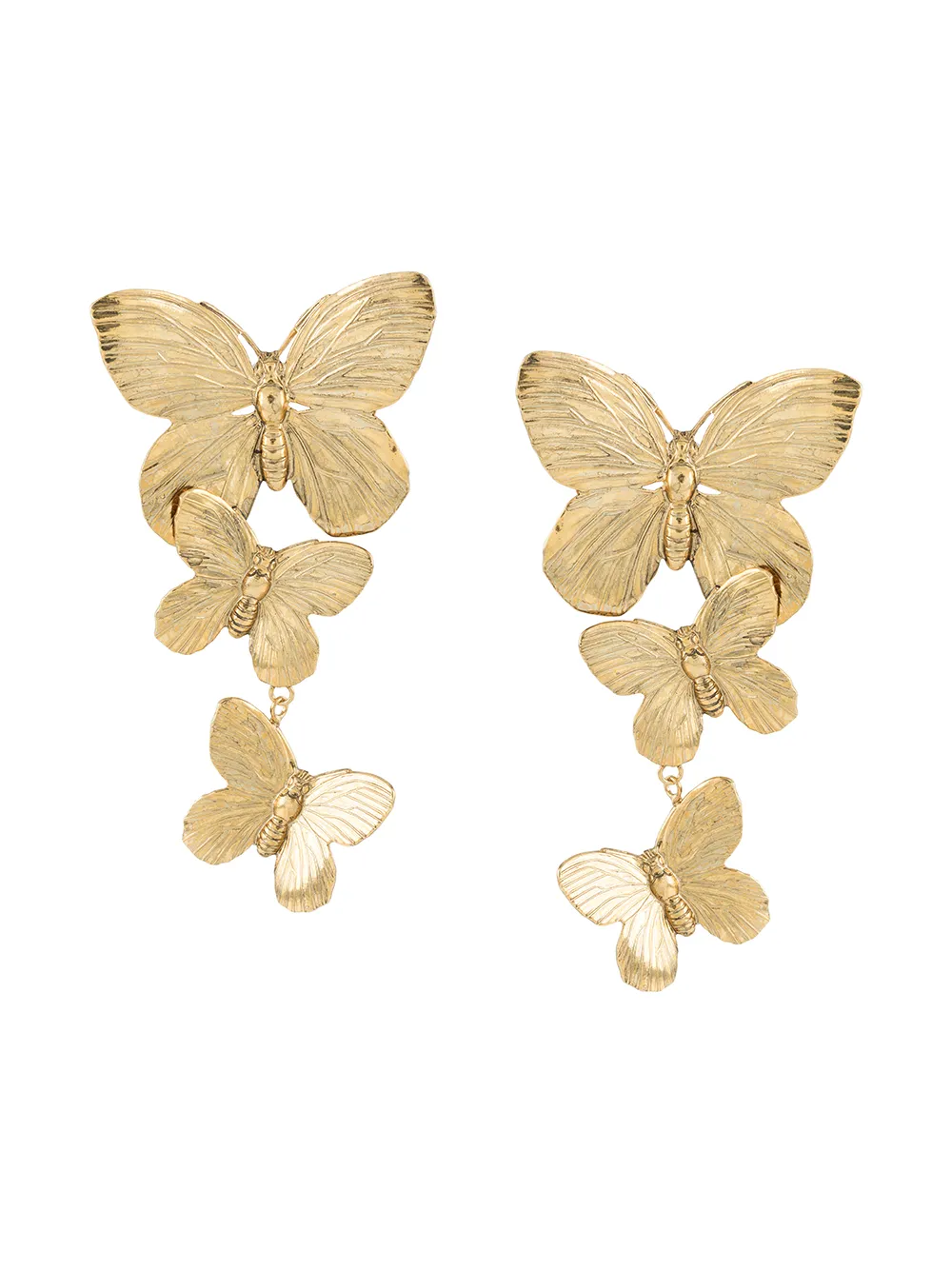 

Jennifer Behr Alessandra butterfly earrings - Gold