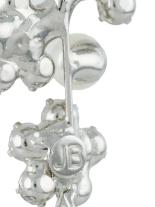 Jennifer Behr Aria パール＆クリスタル ピアス 通販 - FARFETCH