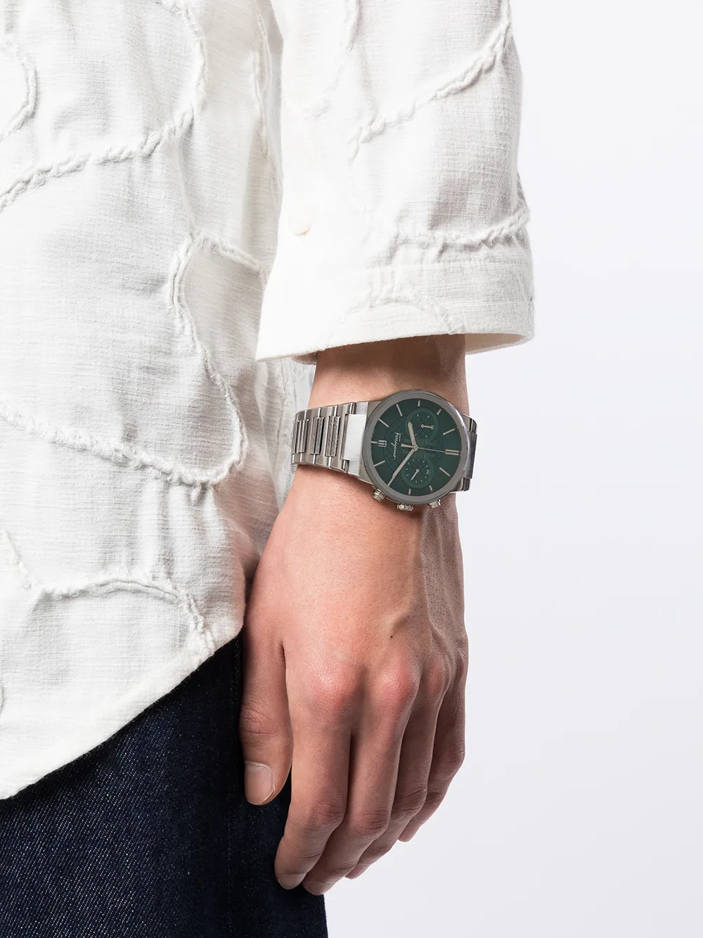 Salvatore Ferragamo Watches ME-Ferragamo Chronograph horloge - Zilver