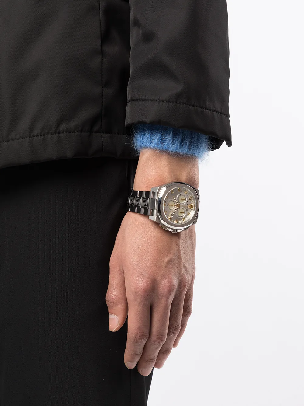 фото Versace наручные часы greca chrono 45 мм
