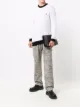 Image 2 of Balmain logo-embroidered cable-knit jumper