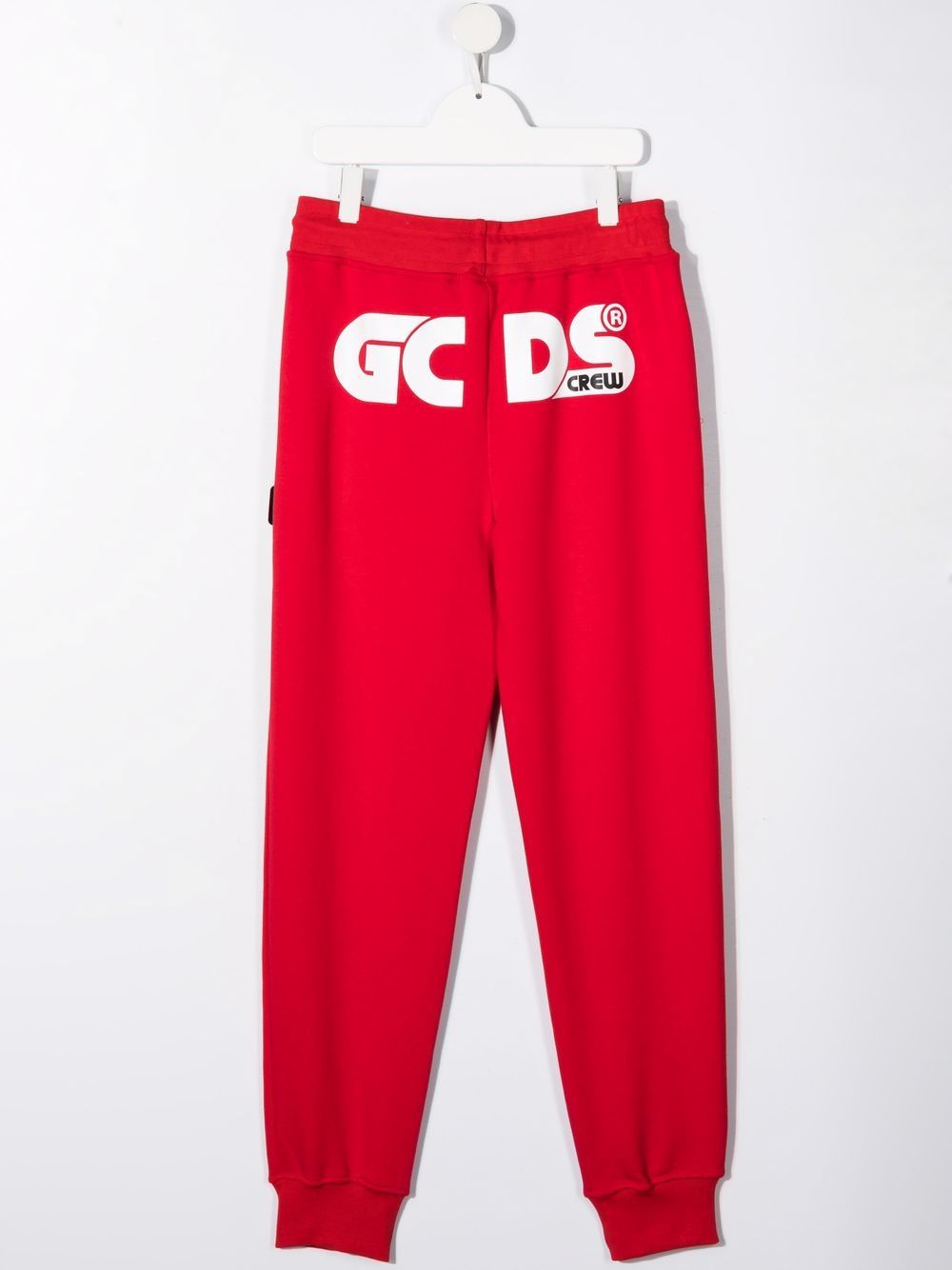 фото Gcds kids teen logo print track pants