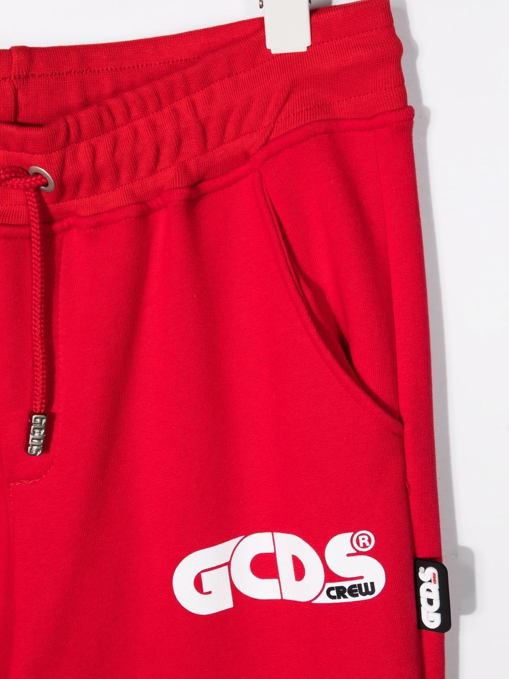 фото Gcds kids teen logo print track pants