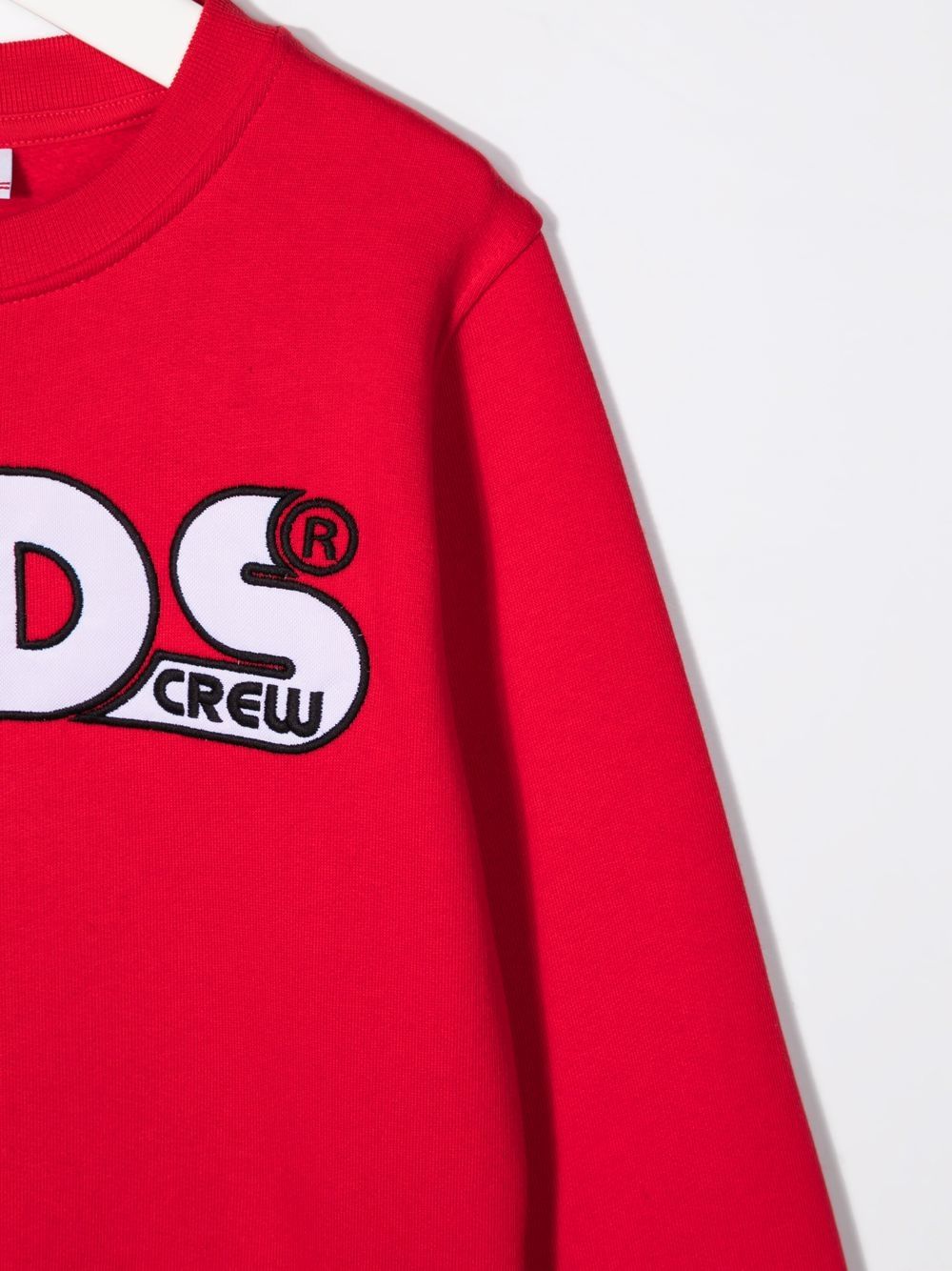 фото Gcds kids embroidered logo cotton sweatshirt