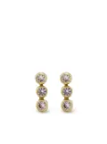 Jennifer Meyer 18kt yellow gold mini bezel sapphire stud earrings