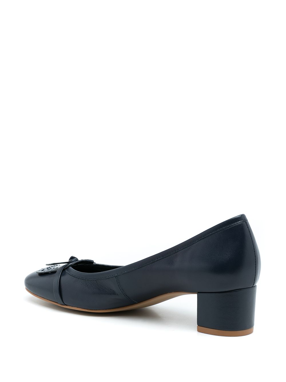 SARAH CHOFAKIAN SCARPIN BOW-DETAIL PUMPS 