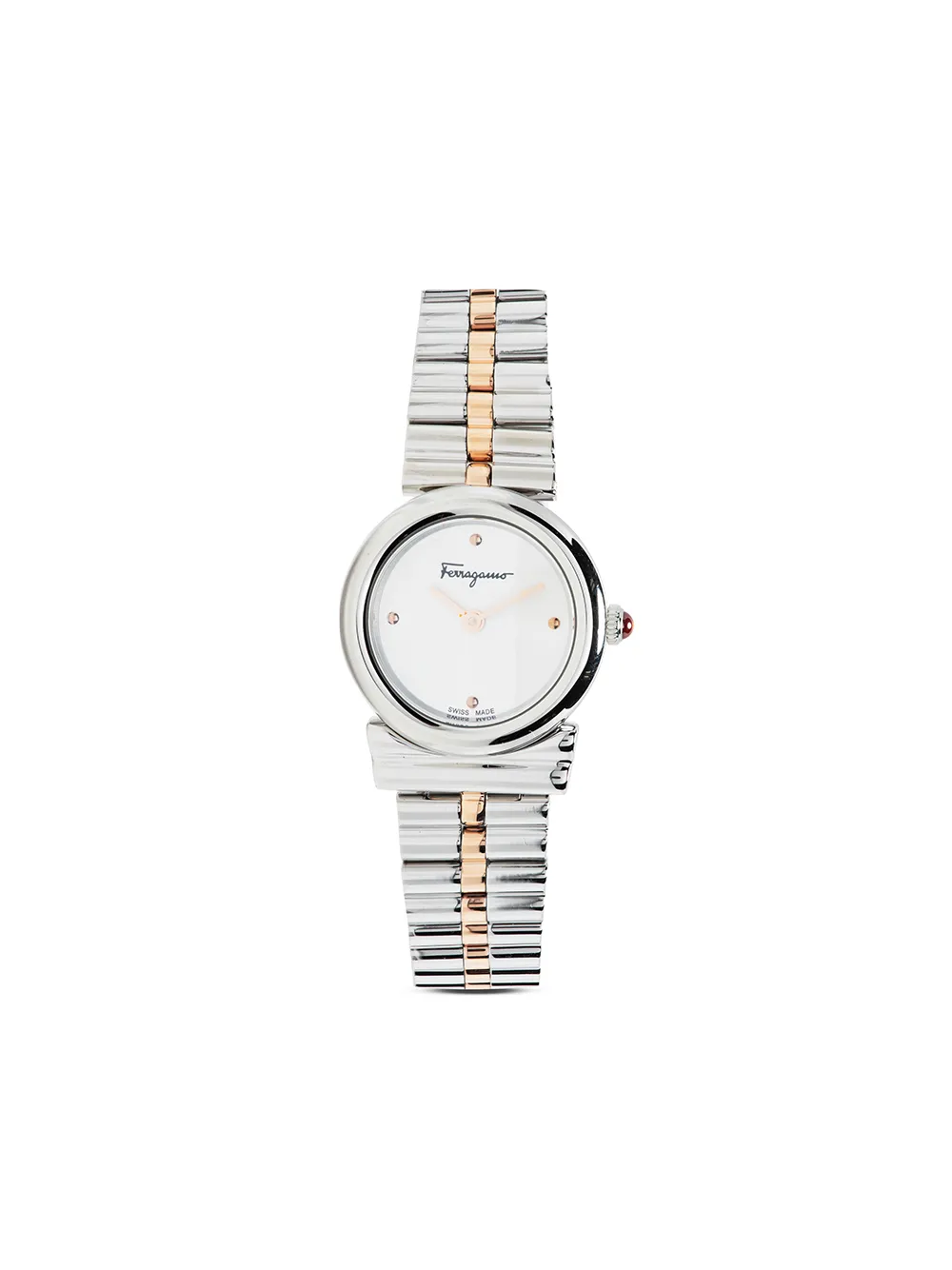 

Salvatore Ferragamo Watches reloj Gancini Horizontal de 22mm - Plateado