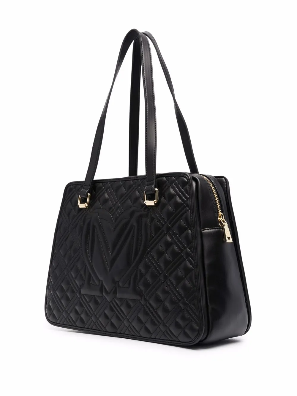 фото Love moschino стеганая сумка-тоут из искусственной кожи