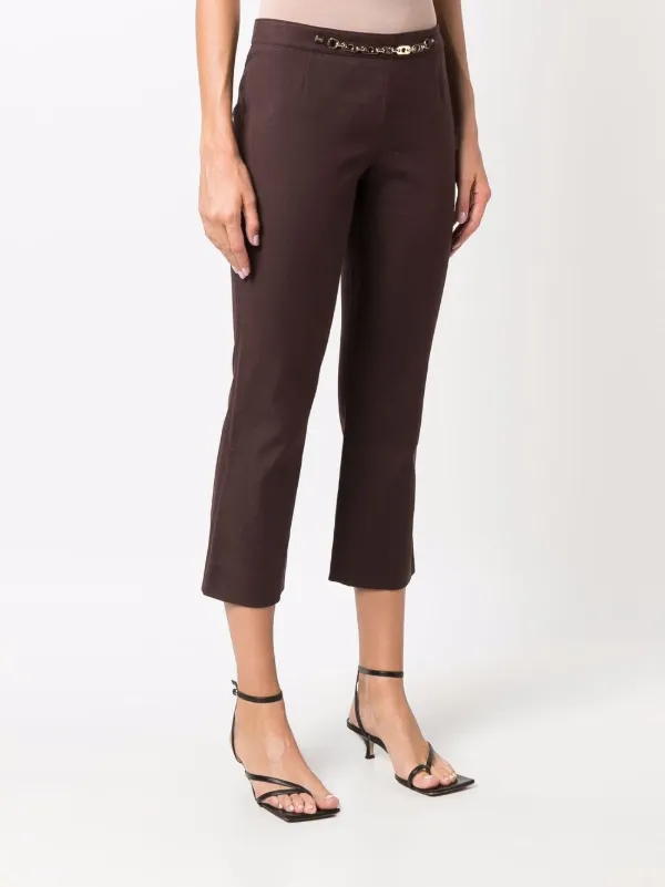 1990s mid-rise Cropped Trousers - Farfetch