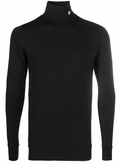 AMBUSH logo-embroidered roll-neck jumper