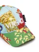 Versace flocked-logo panelled baseball cap