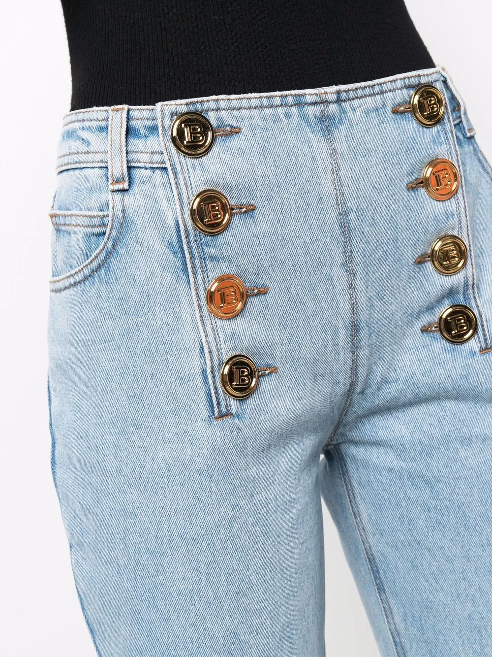 фото Balmain джинсы bootcut средней посадки