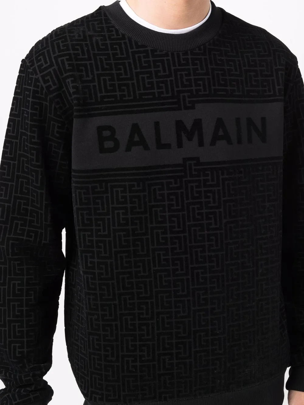 фото Balmain толстовка с логотипом