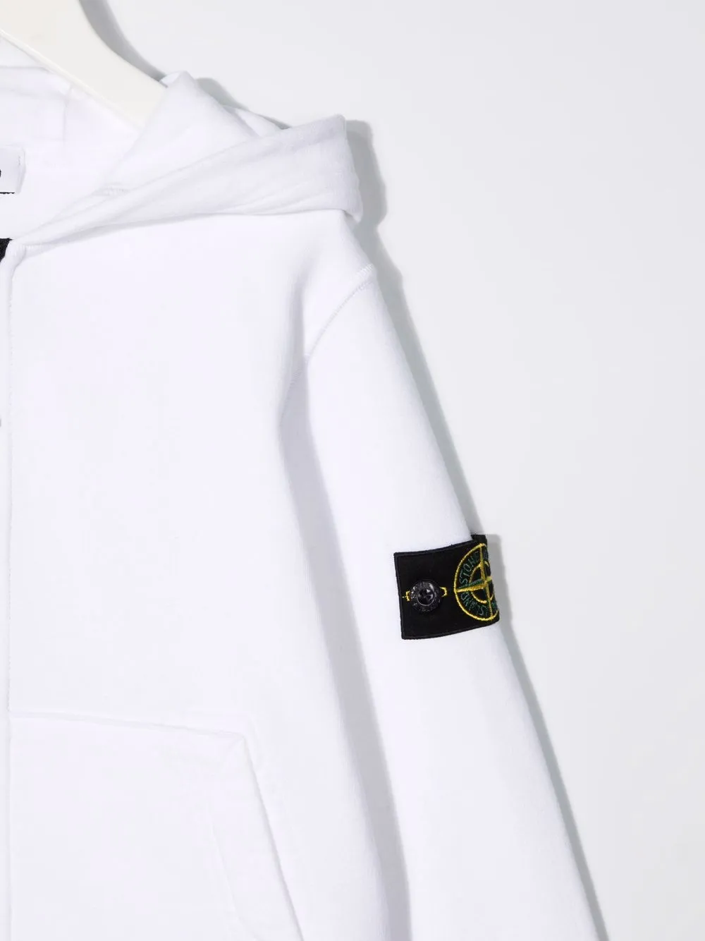 фото Stone island junior худи на молнии с нашивкой-логотипом