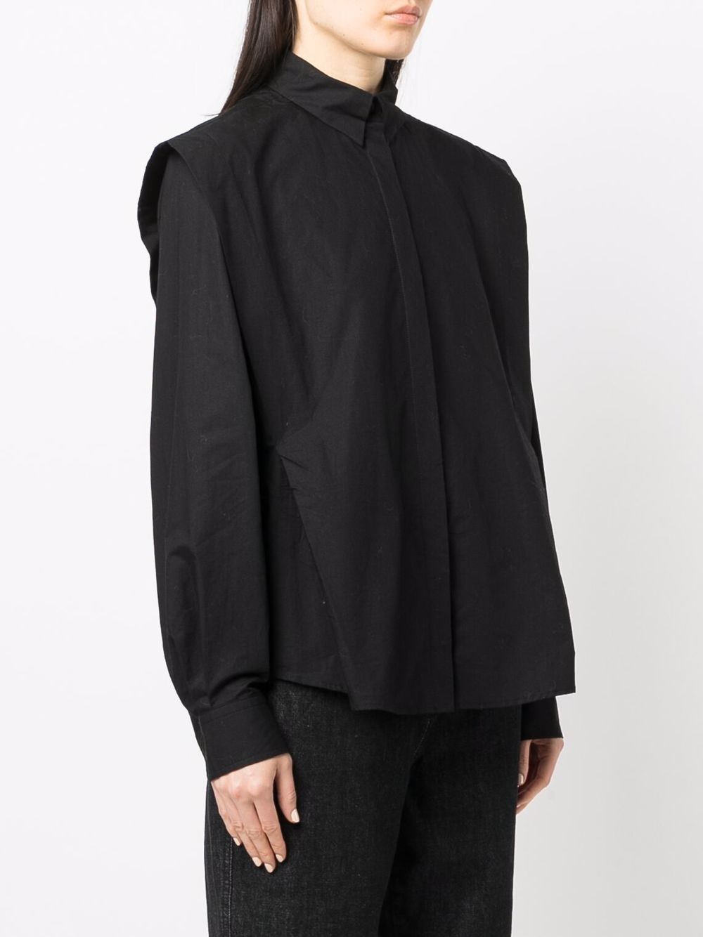 Shop Isabel Marant extended-shoulder shirt with Express Delivery - FARFETCH