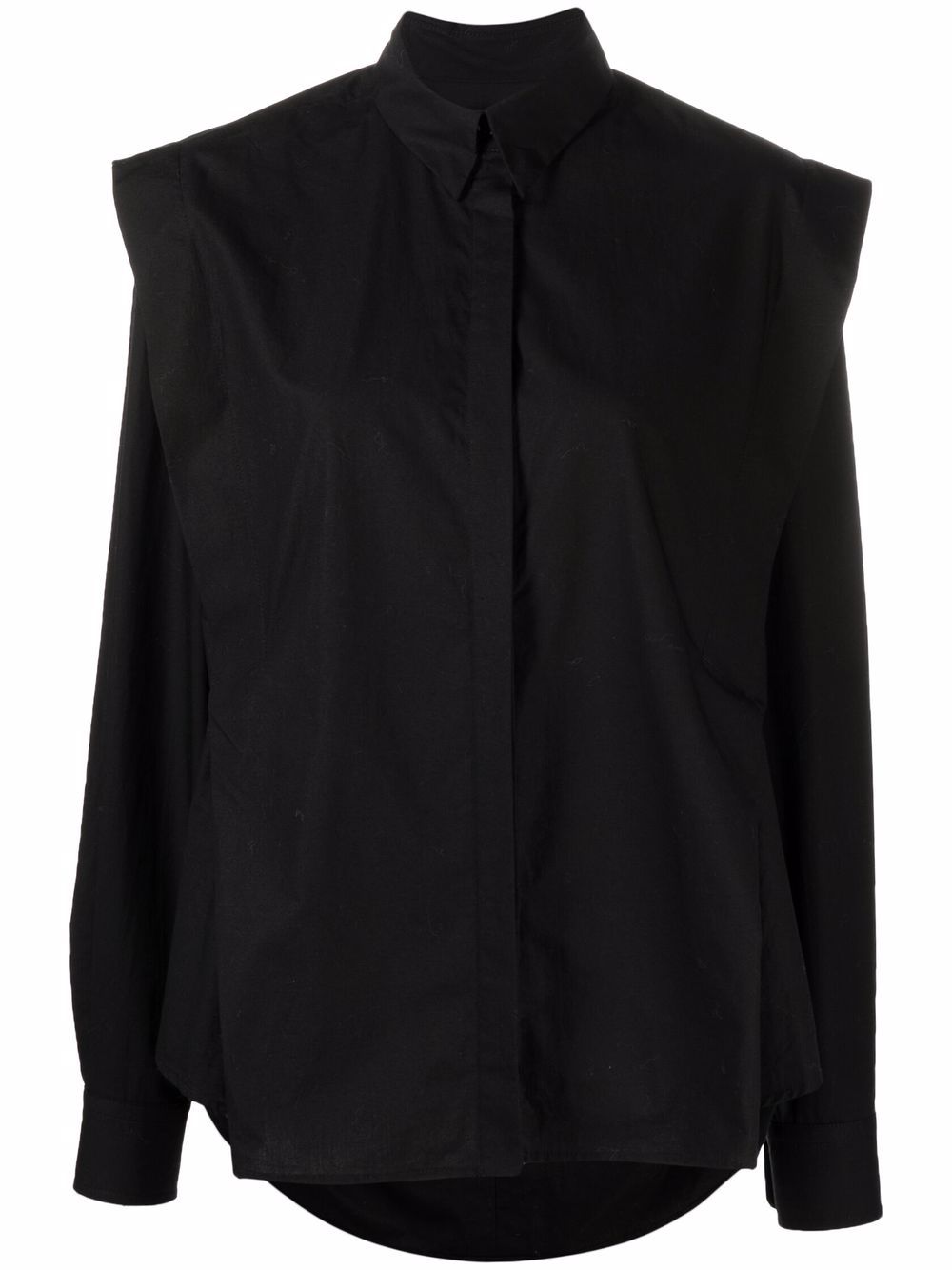 Shop Isabel Marant extended-shoulder shirt with Express Delivery - FARFETCH