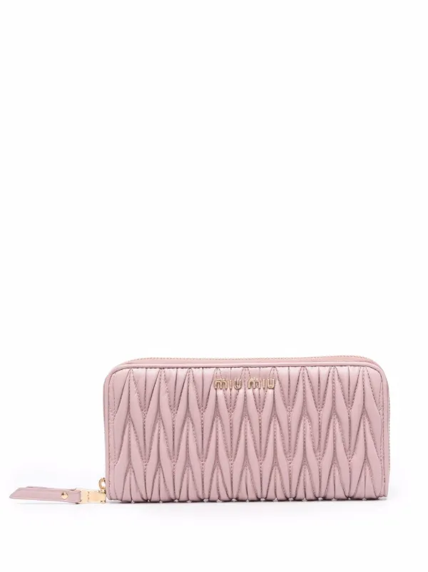 Miu Miu Portafoglio Con Placca Logo - Farfetch