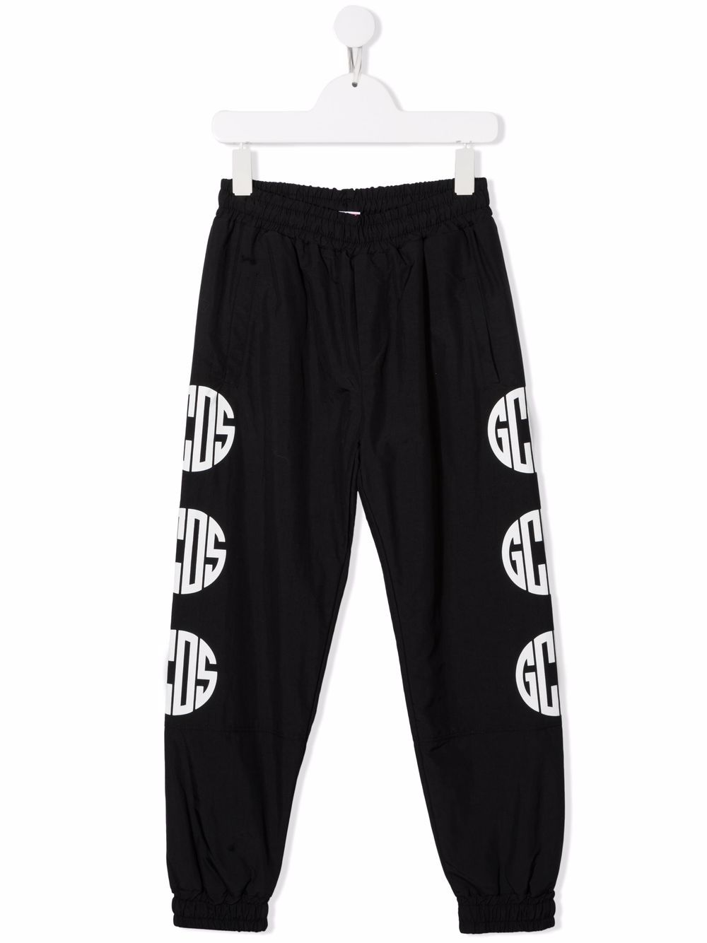 фото Gcds kids logo-print leg trousers