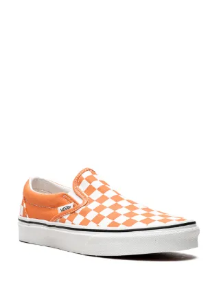 "Classic Checkerboard ""Cadmium Orange"" 套穿式板鞋"展示图