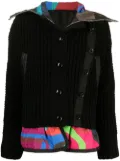 sacai x KAWS deconstructed layered blouson - Black