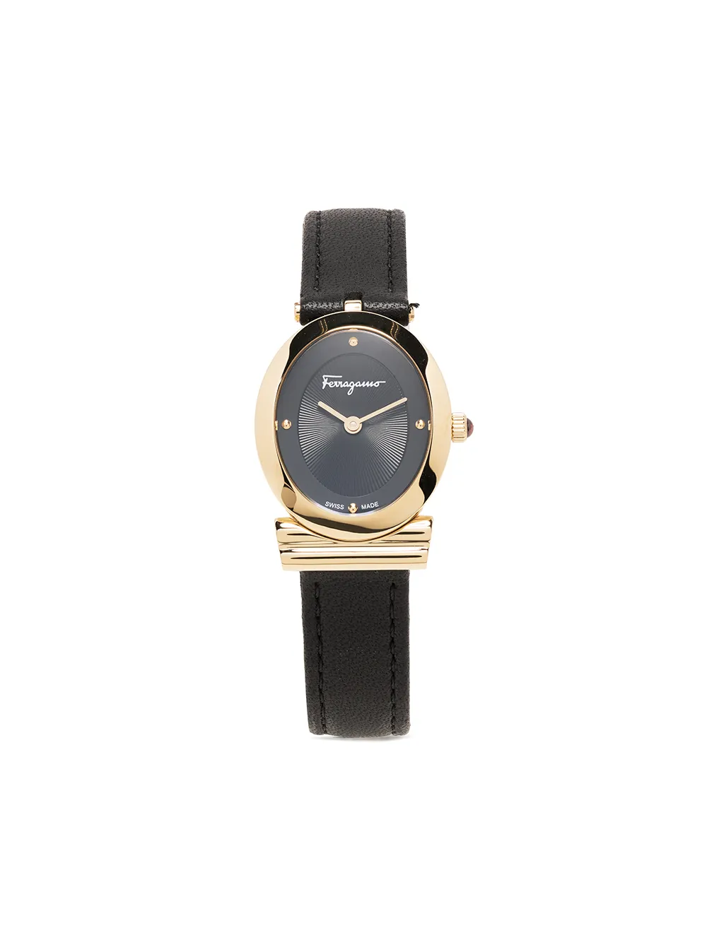 

Salvatore Ferragamo Watches reloj Miroir de 22mm con movimiento de cuarzo - Negro