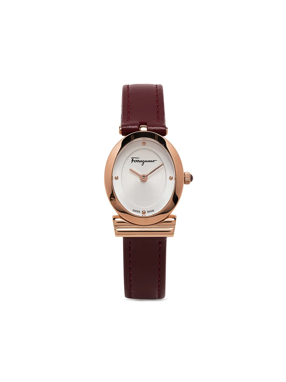 

Salvatore Ferragamo Watches reloj Miroir de 22mm con movimiento de cuarzo - Rojo