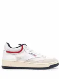 Autry side logo-patch sneakers - White