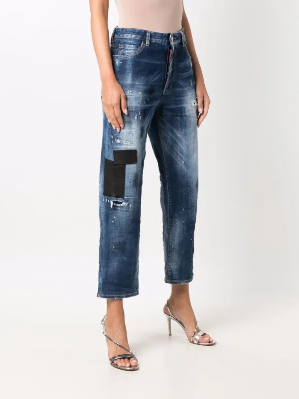 Dsquared2 Distressed straight-leg Jeans 