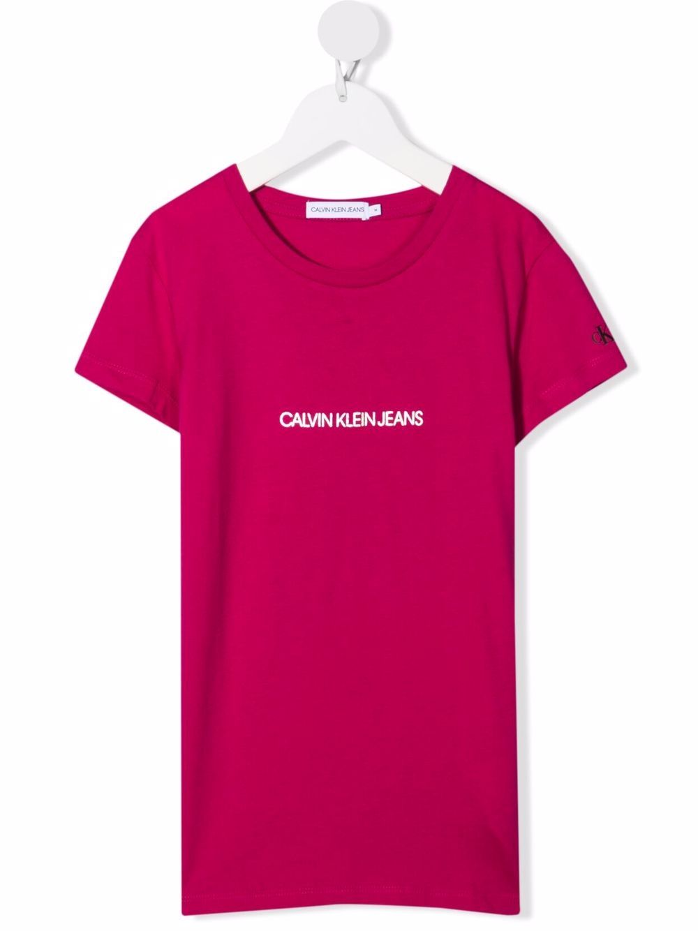 фото Calvin klein kids футболка из органического хлопка с логотипом