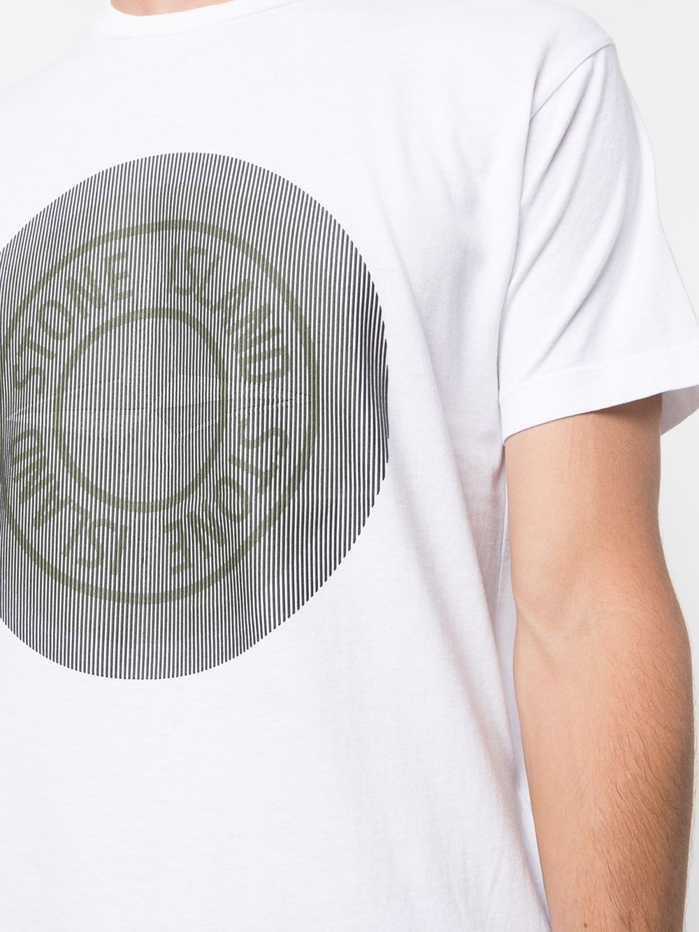 фото Stone island футболка lenticular one с логотипом