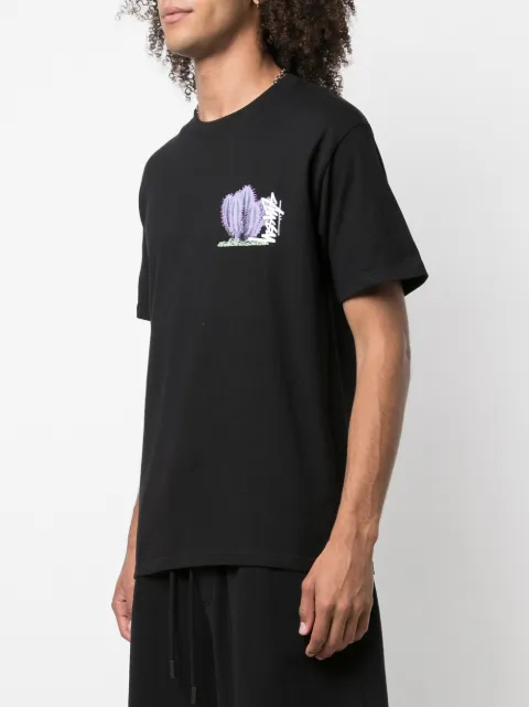 Shop Stussy Desert Bloom cactus T-shirt 